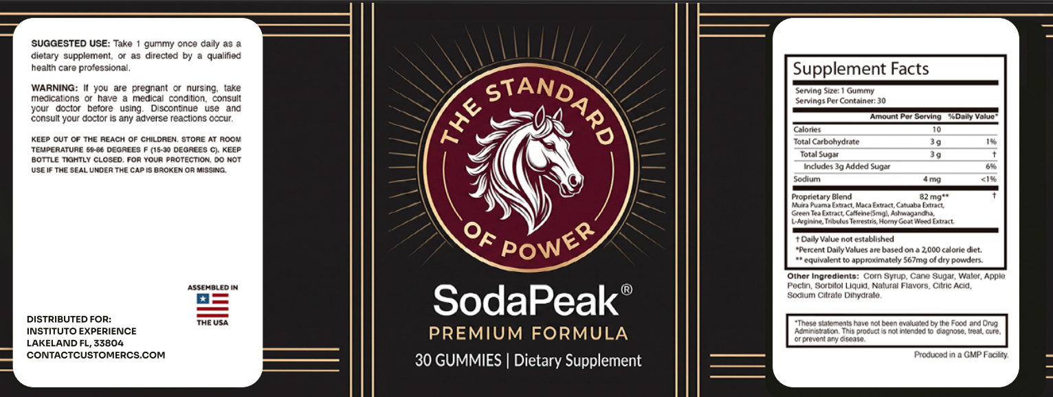 SodaBoost metabolic support ingredients